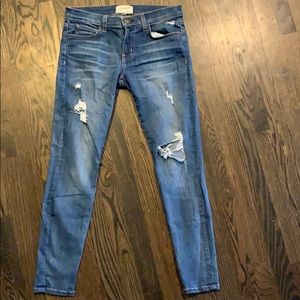 Current Elliot destroyed jeans